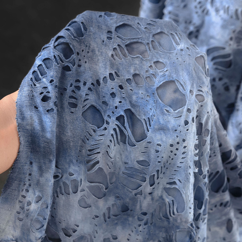 Sewing Fabric - 50cm Light Elastic Knitted Fabric 3D