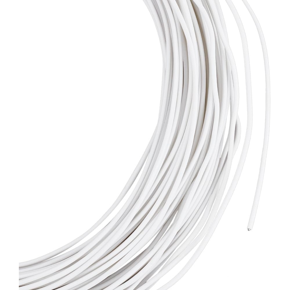 Sewing Necessities - 30m White Millinery Wire 2mm Diameter