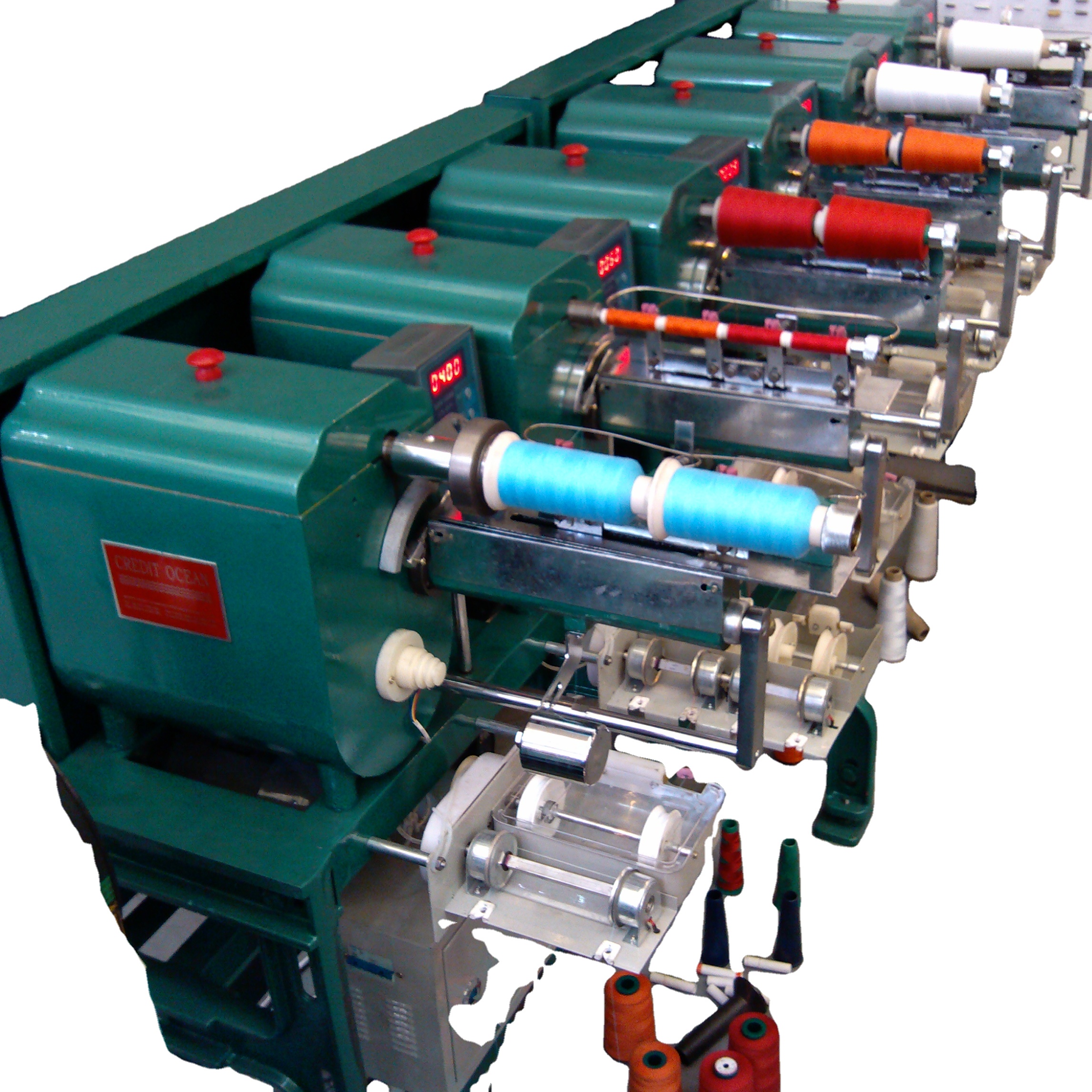 Sewing Machine For Textile - 6 Spindle Sewing Thread Winding Machine