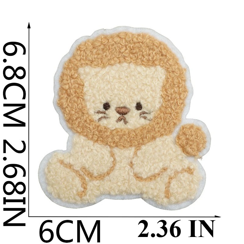 Sewing Labels - Plush Bear Embroidery Cloth Sticker Cute