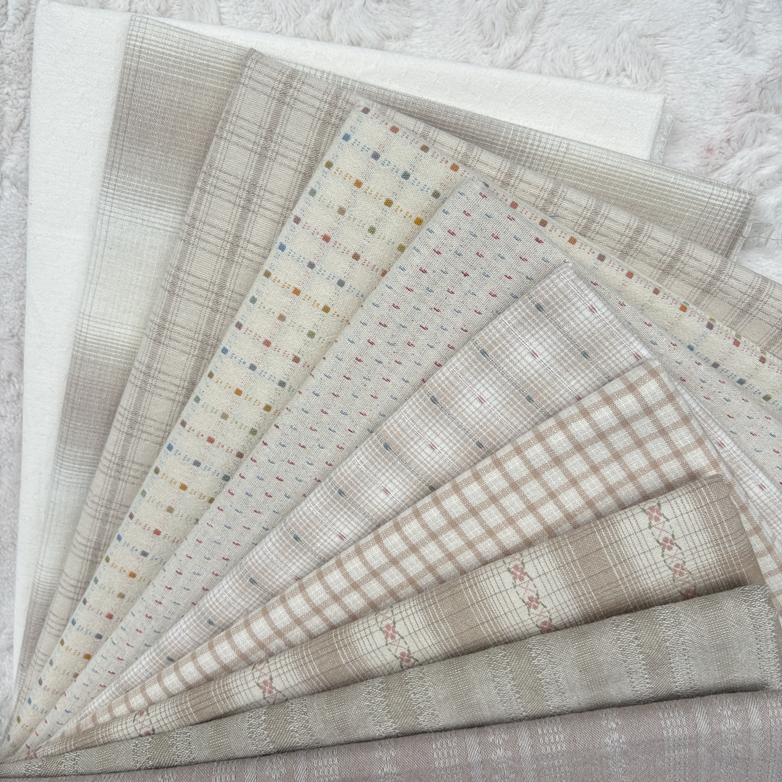 Sewing Geotextile Fabric - Cotton Japanese Yarn-dyed Fabric DIY Handmade