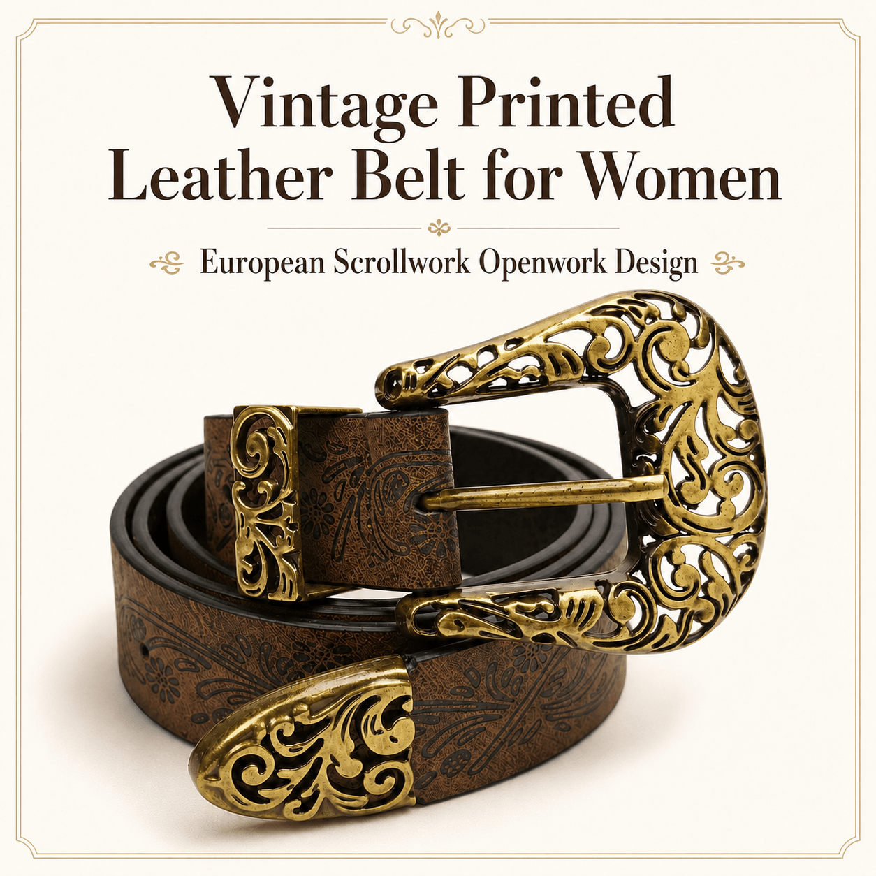 Leather Needle Heavy - Heavy Industry's Niche Retro Women's Carved
