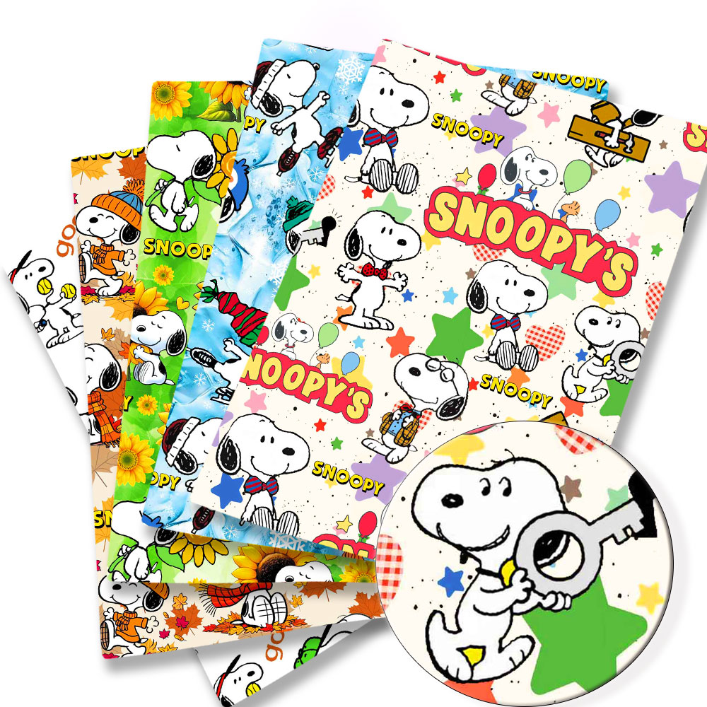 Sewing In Textile - TAKARA TOMY Snoopy fabric140x50CM Cartoon printed
