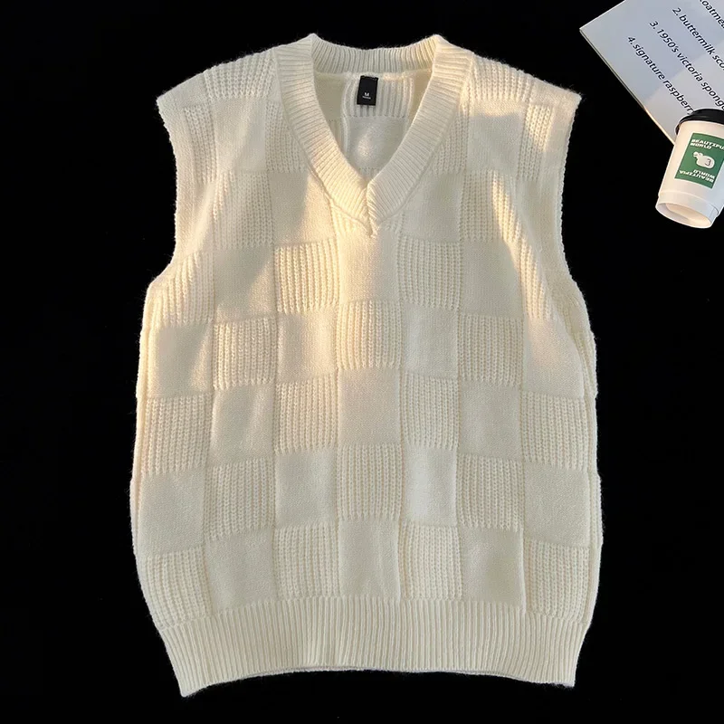 Sewing Vest - New Retro Men's Knitted Vest Autumn