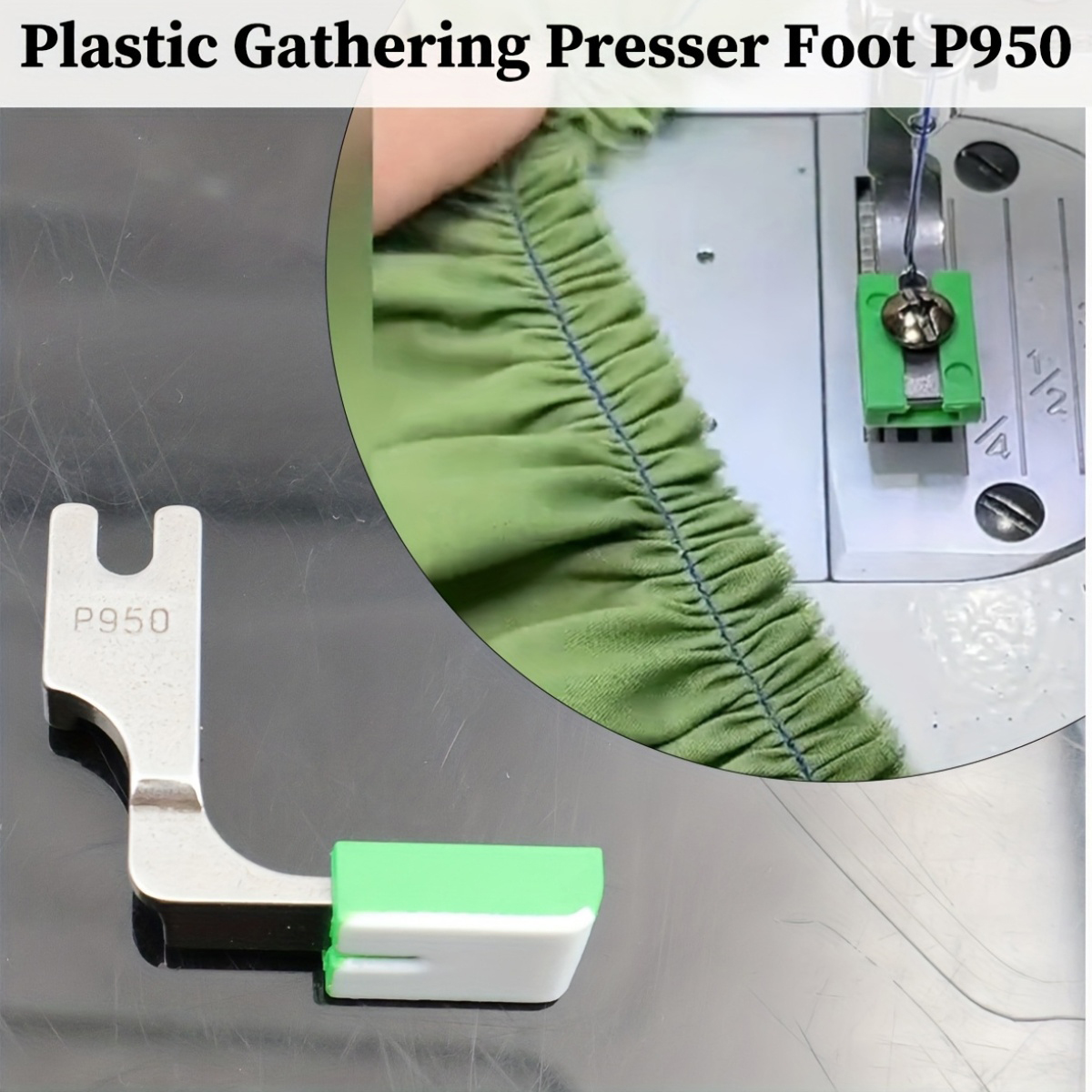 Sewing Expert - P950 Adjustable Ruffling Presser Foot for