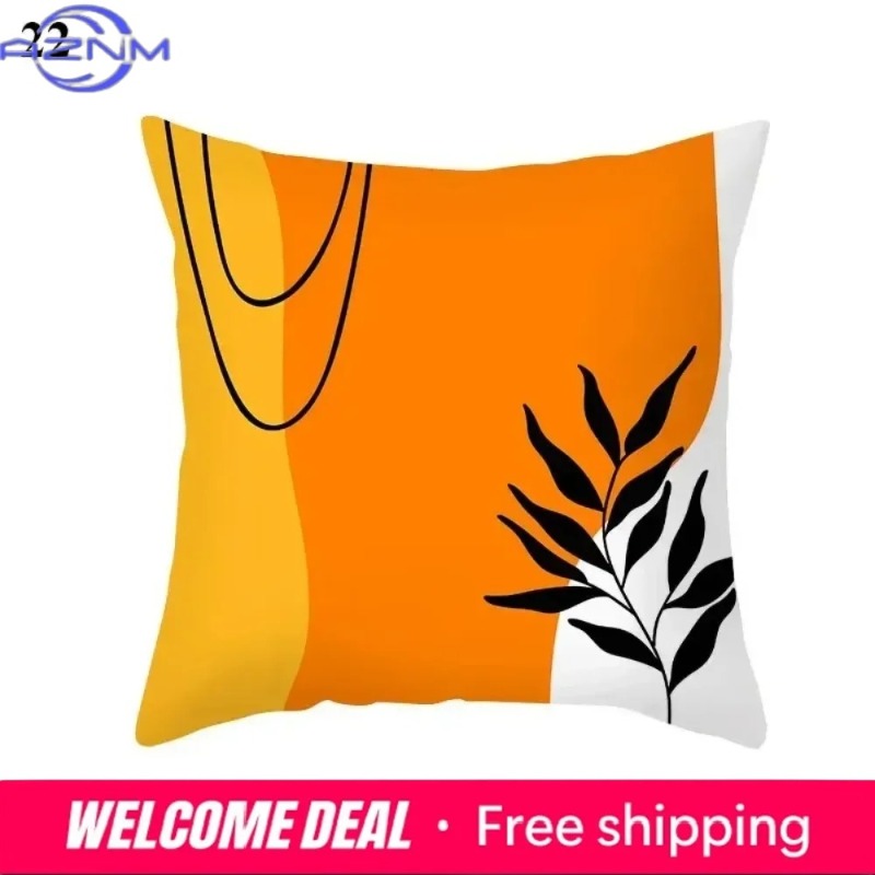 Boho Orange Abstract Cushion C - Century Textile & Sewing Supply Hours review and price