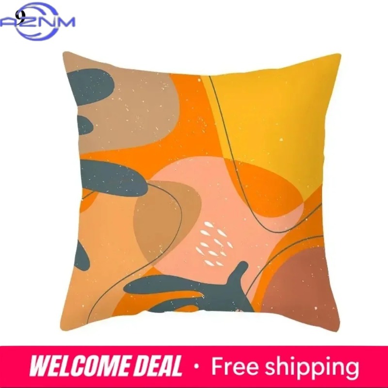 Boho Orange Abstract Cushion C - Century Textile & Sewing Supply Hours review and price