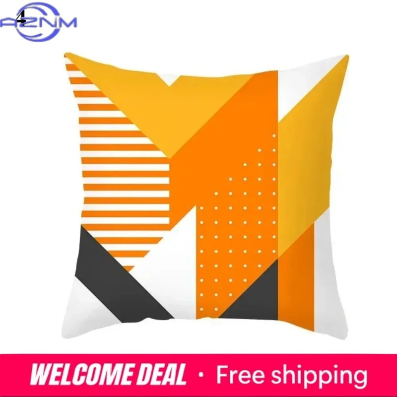Boho Orange Abstract Cushion C - Century Textile & Sewing Supply Hours review and price