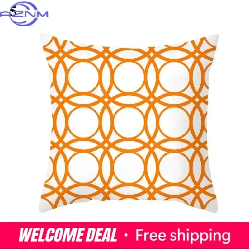 Boho Orange Abstract Cushion C - Century Textile & Sewing Supply Hours review and price