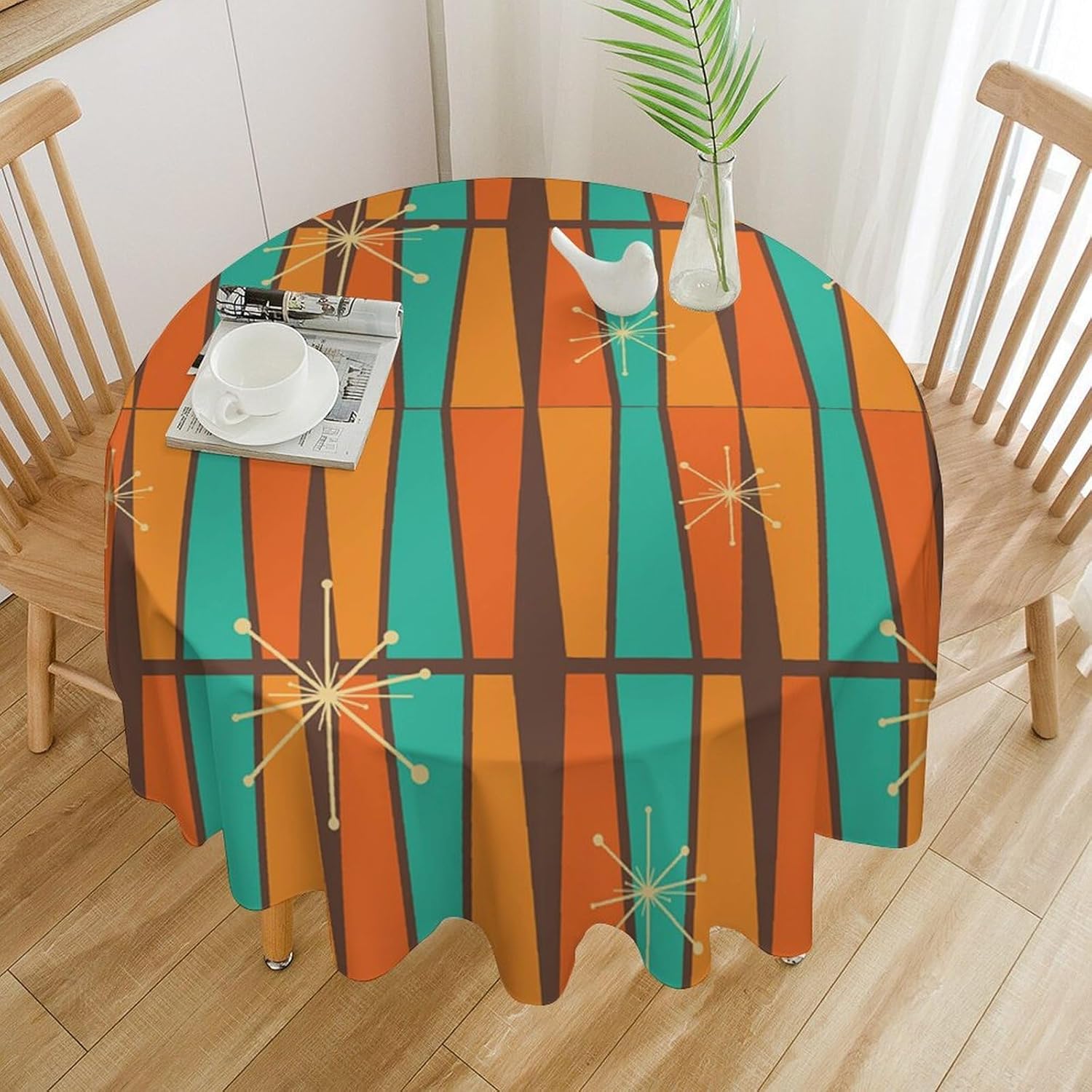 Mid Century Modern Orange Yell - Century Textile & Sewing Supply Hours review and price