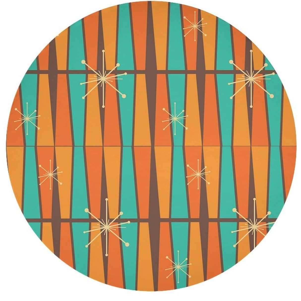 Mid Century Modern Orange Yell - Century Textile & Sewing Supply Hours review and price