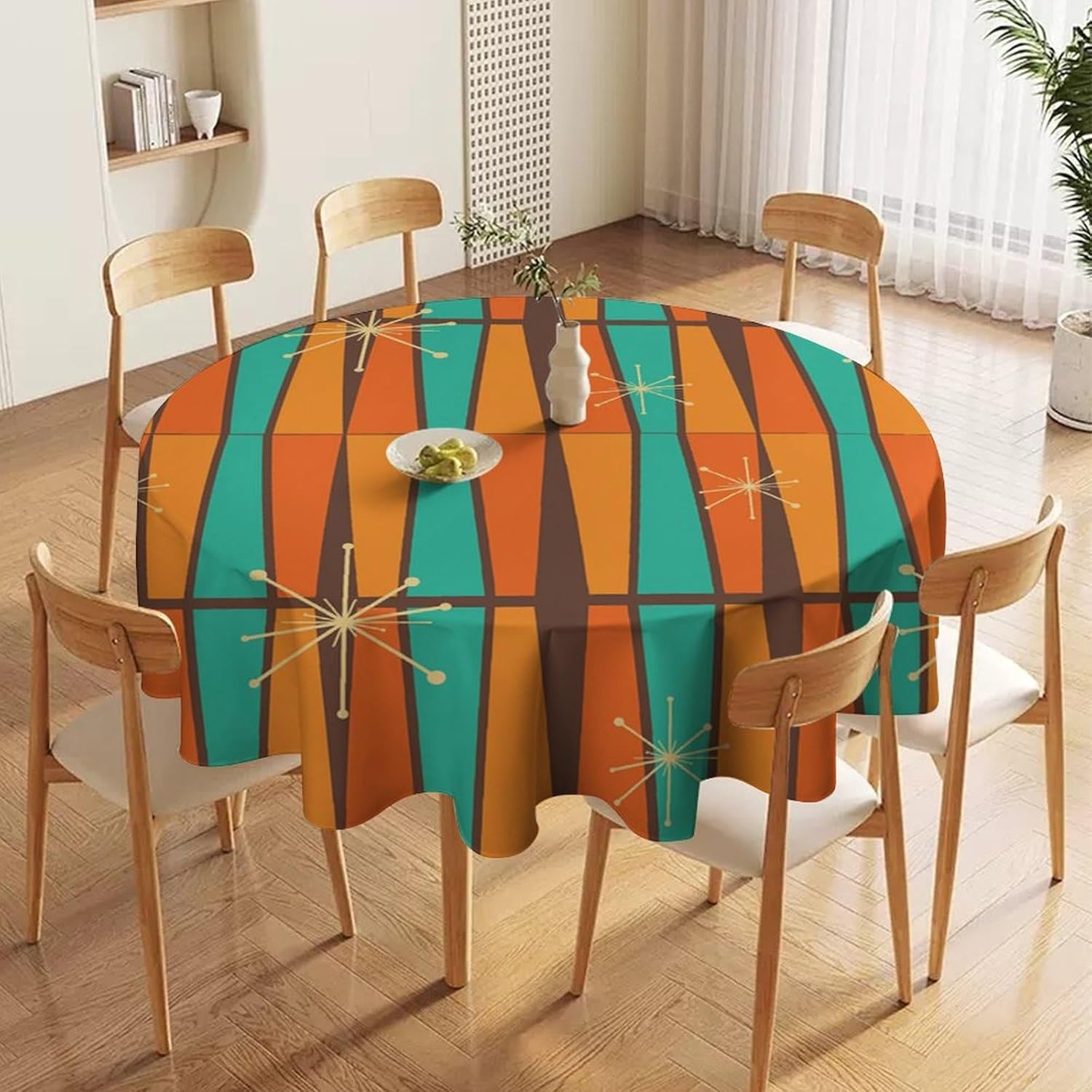 Mid Century Modern Orange Yell - Century Textile & Sewing Supply Hours review and price