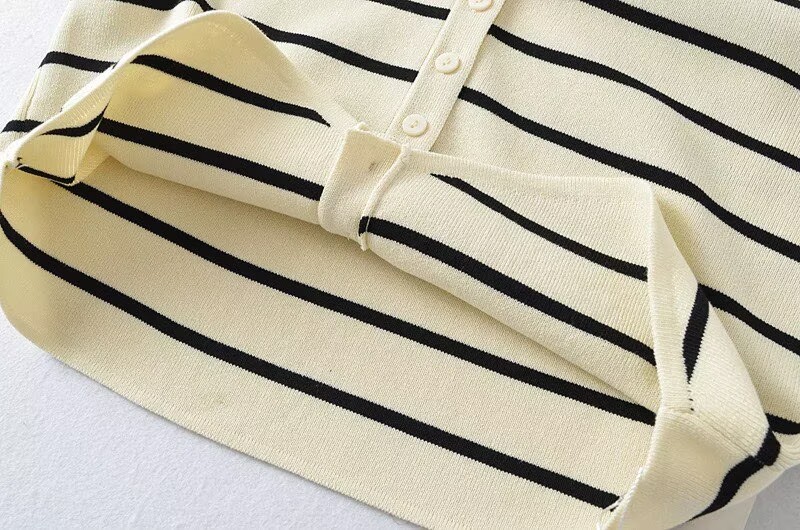 French striped knit vest women - Sewing Vest review and price
