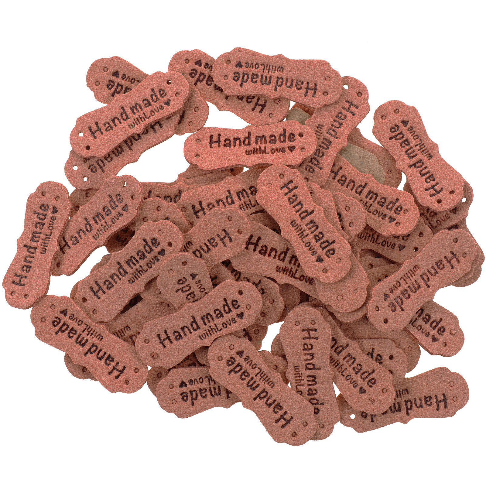 50Pcs Handmade Embossed Tags C - Sewing Labels review and price