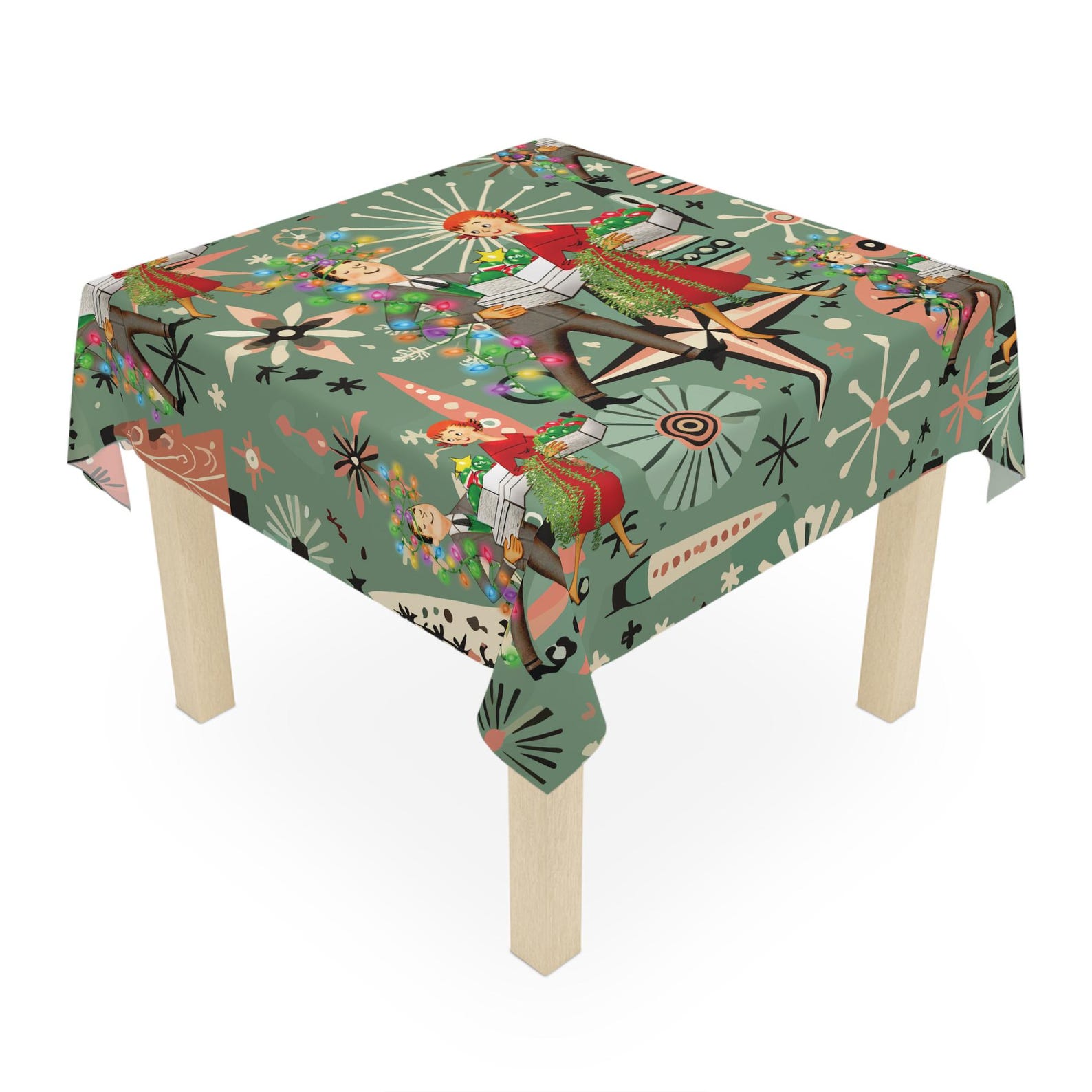 Retro 1950s Kitsch Christmas S - Century Textile & Sewing Supply Hours review and price