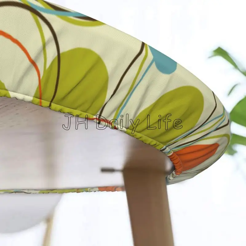 1950s Retro Yellow Abstract Mi - Century Textile & Sewing Supply Hours review and price