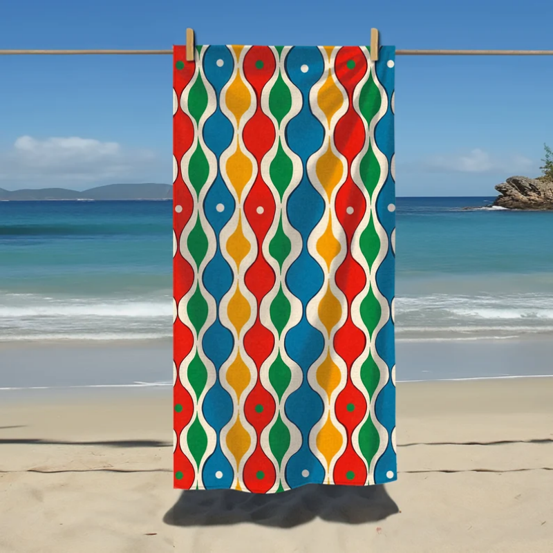 Mid Century Modern Color Block - Century Textile & Sewing Supply Hours review and price