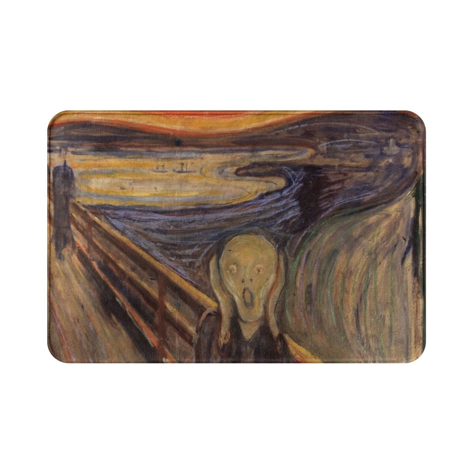 Munch's Scream Carpet Mat Rug  - Century Textile & Sewing Supply Hours review and price