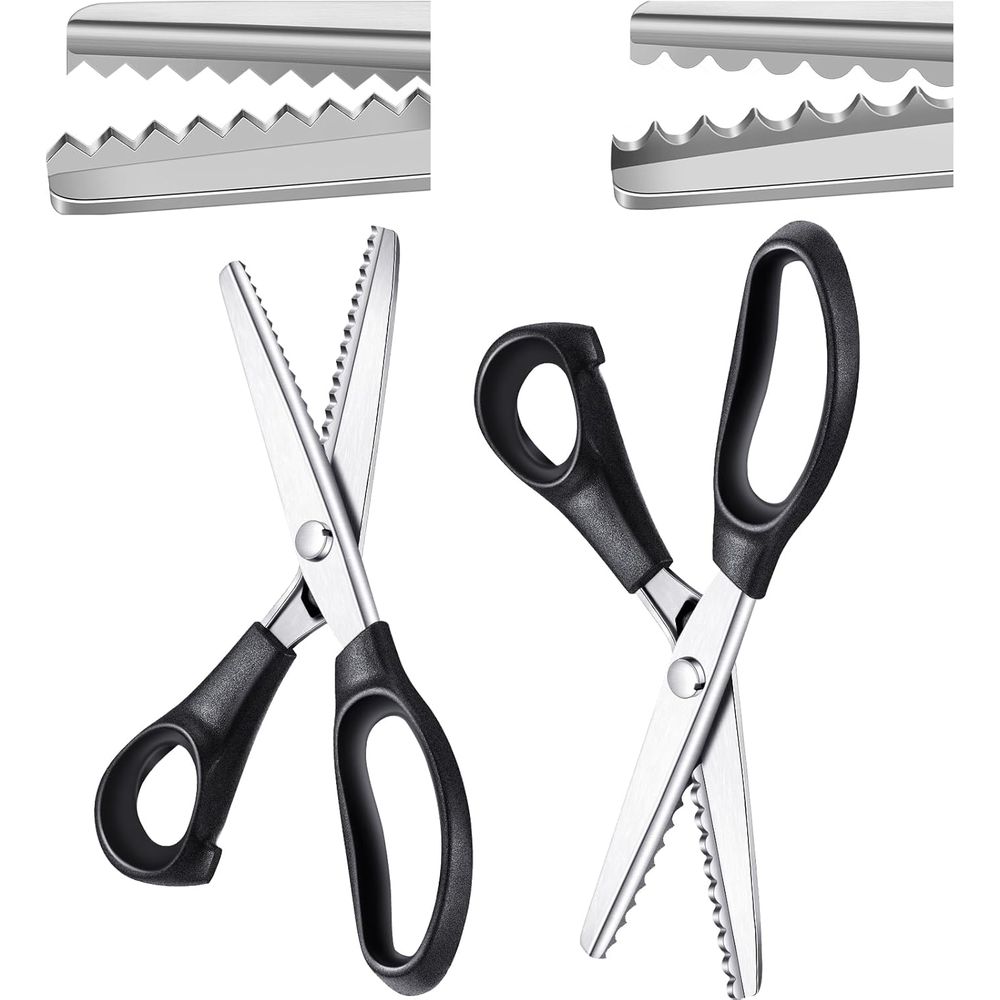 Pinking Shears with Scalloped  - Pinking Shear Blade review and price