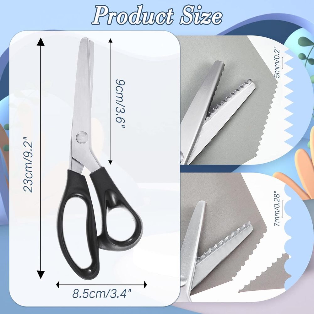 Pinking Shears with Scalloped  - Pinking Shear Blade review and price