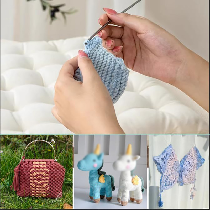 4 Pcs Stainless Steel Crochet  - Sewing Necessities review and price