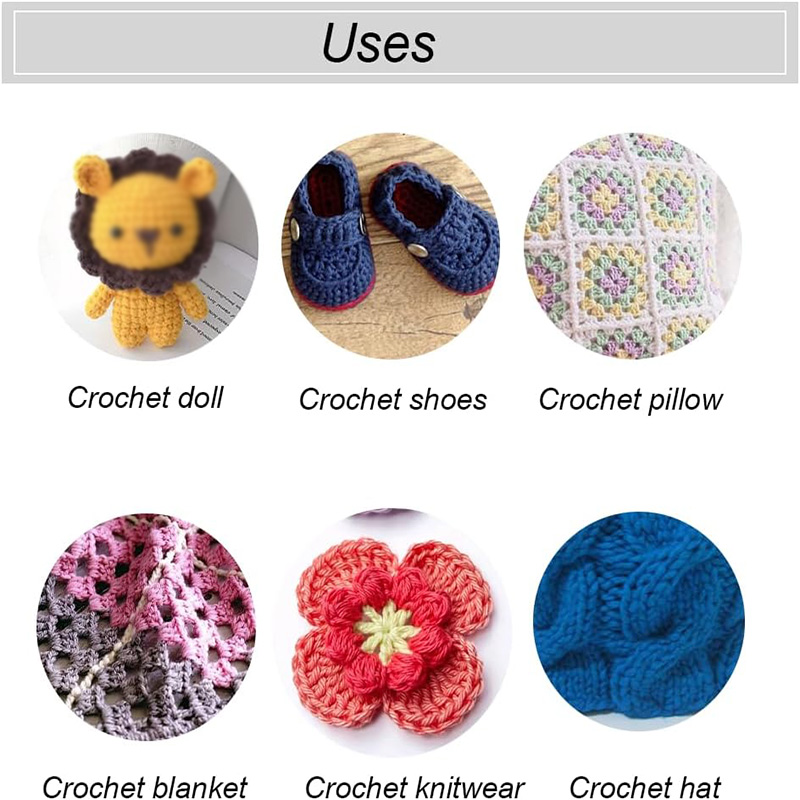 4 Pcs Stainless Steel Crochet  - Sewing Necessities review and price