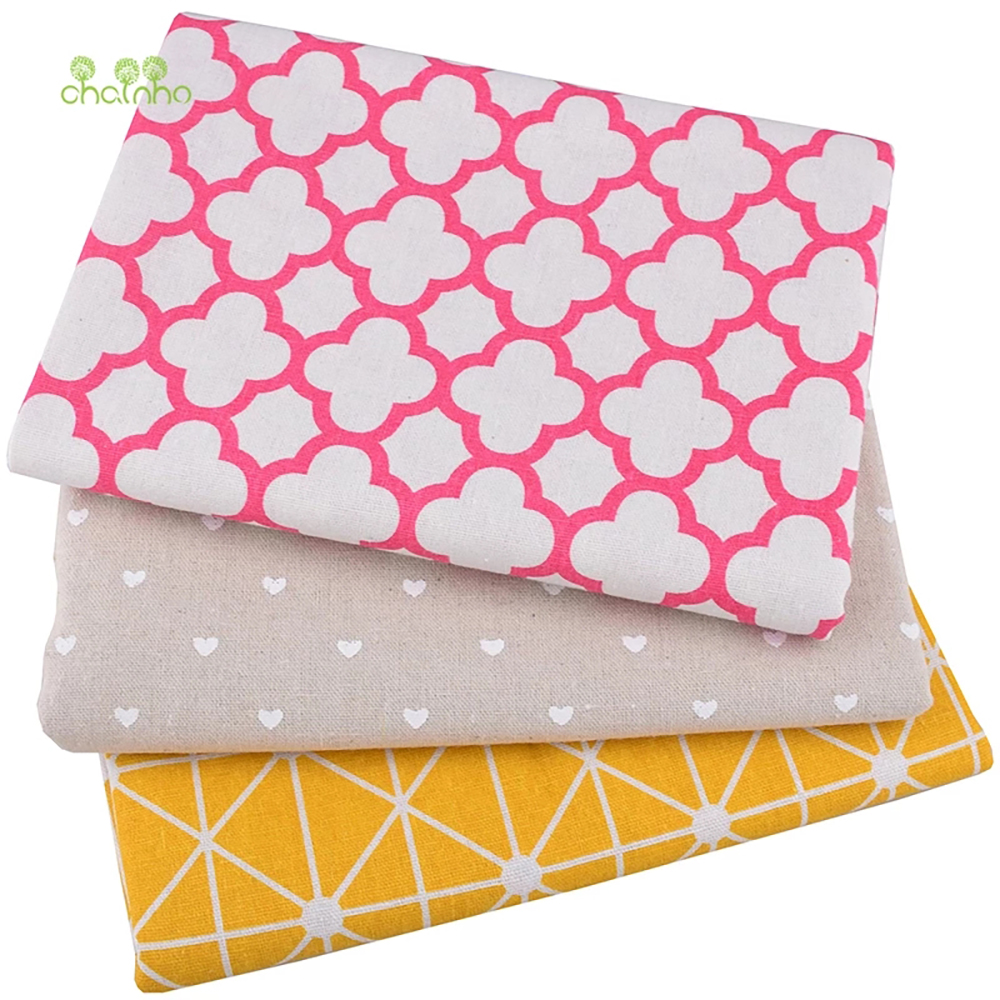 Chainho,Printed Cotton Linen F - Sewing Geotextile Fabric review and price