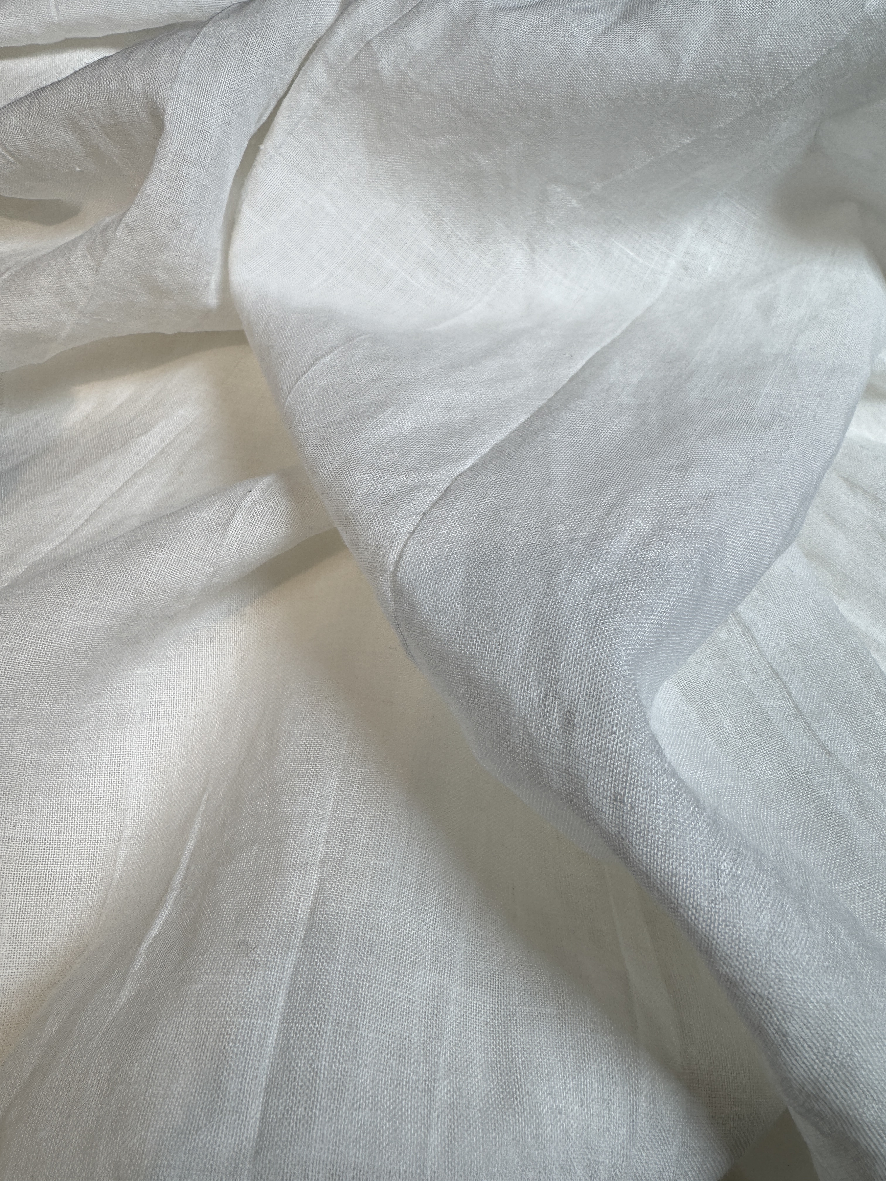 Pure White Color Ramie Cotton  - Sewing Geotextile Fabric review and price
