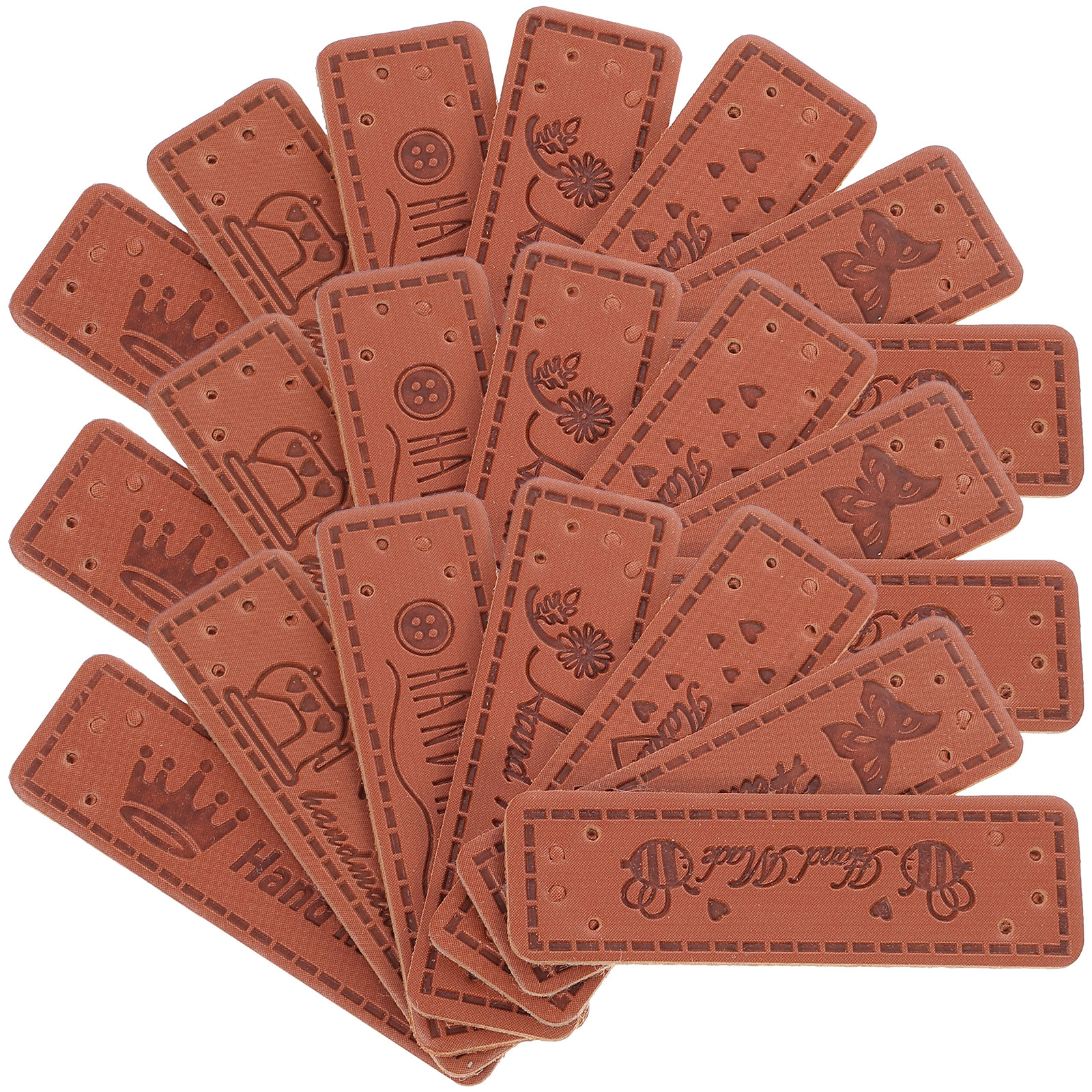 140Pcs Handmade Tags PU Labels - Sewing Labels review and price