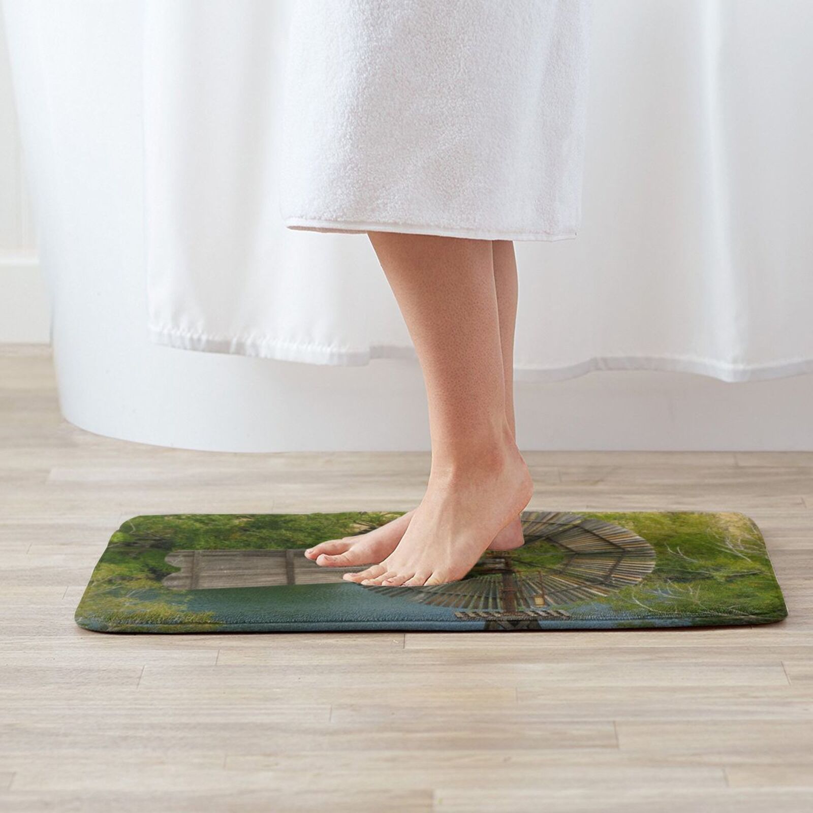 Wooden Windmill Carpet Mat Rug - Century Textile & Sewing Supply Hours review and price