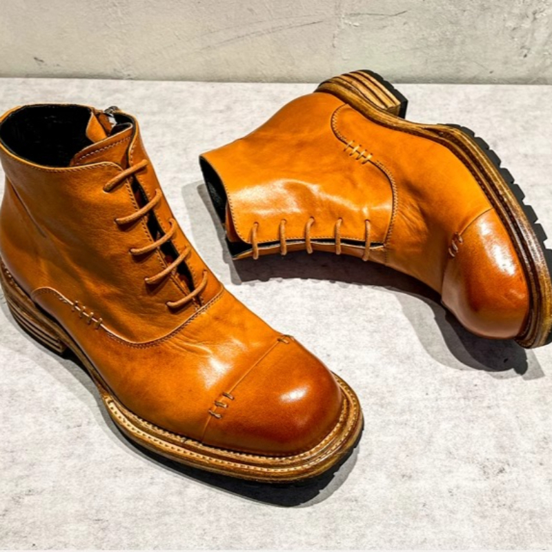 Ethnic Style Washed Horsehide  - Sewing Zipper review and price