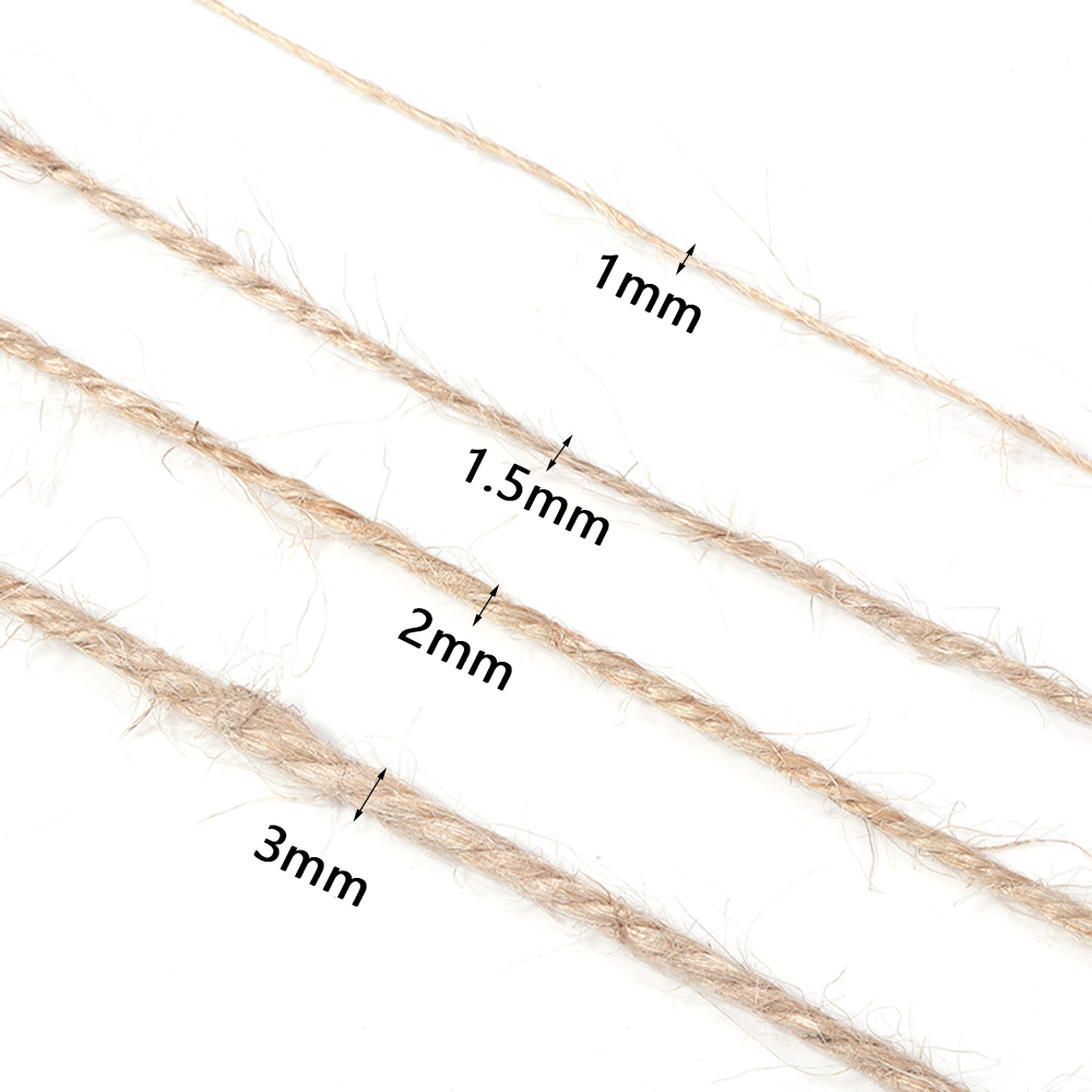 100Meters Natural Jute Rope St - Sewing Thread In Textile review and price