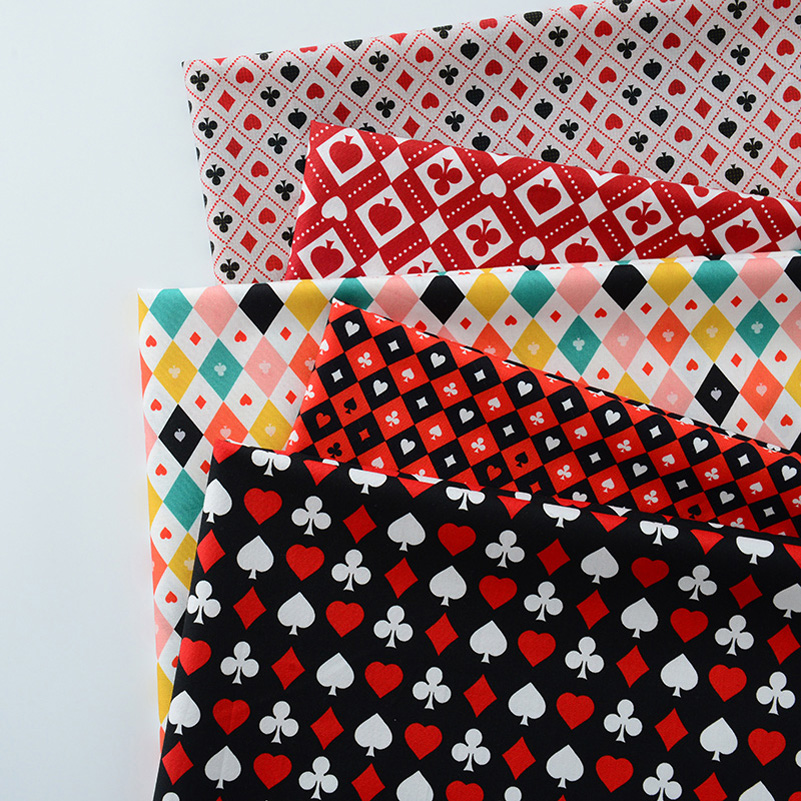 Ins Poker Element Cotton Digit - Sewing In Textile review and price