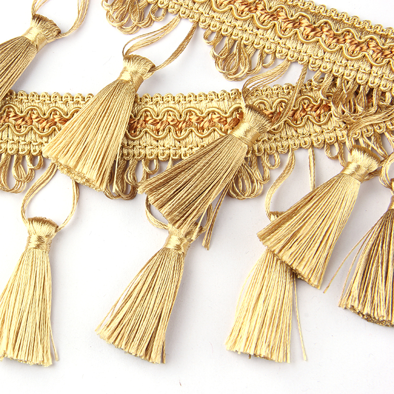 Long Gold Sewing Tassel Fringe - Sewing Thread In Textile review and price
