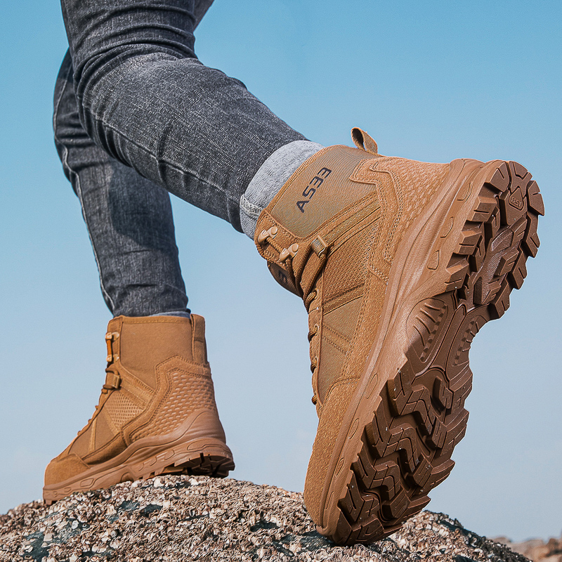 Men's Military Tactical Boots  - Sewing Zipper review and price