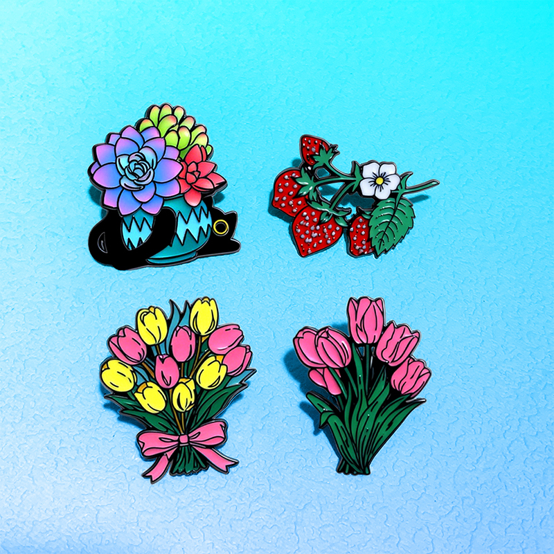 AniPins Bouquet Flowers Strawb - Sewing Labels review and price