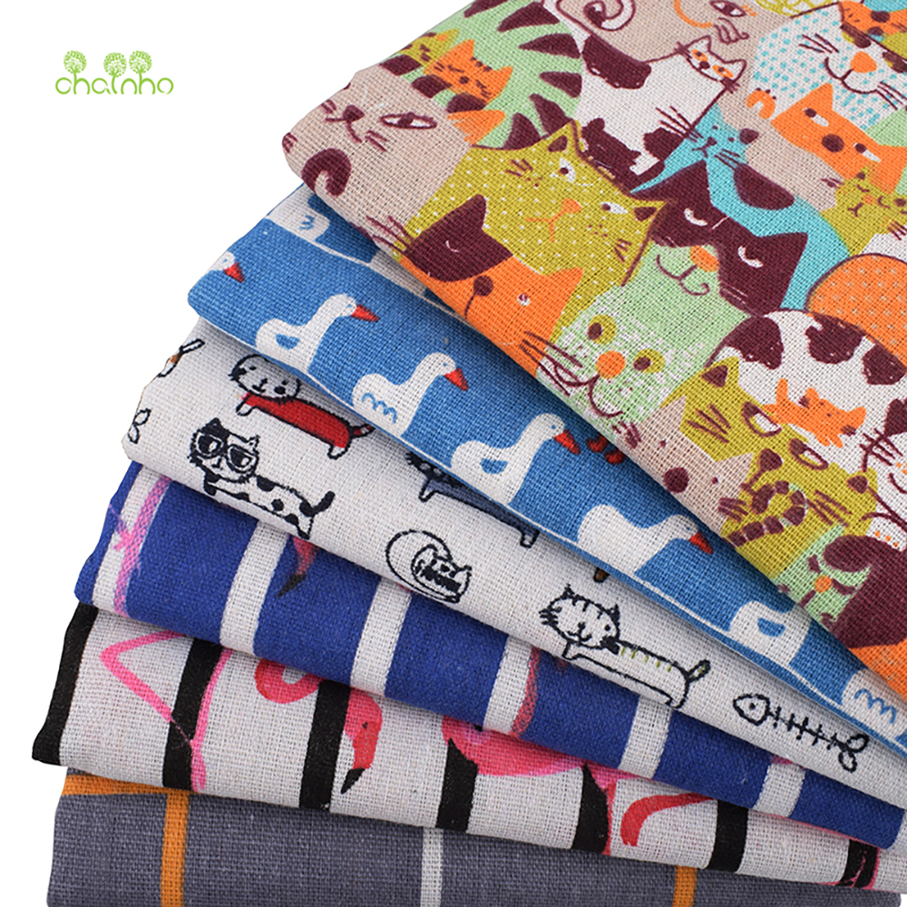 Chainho,Printed Cotton Linen F - Sewing Geotextile Fabric review and price