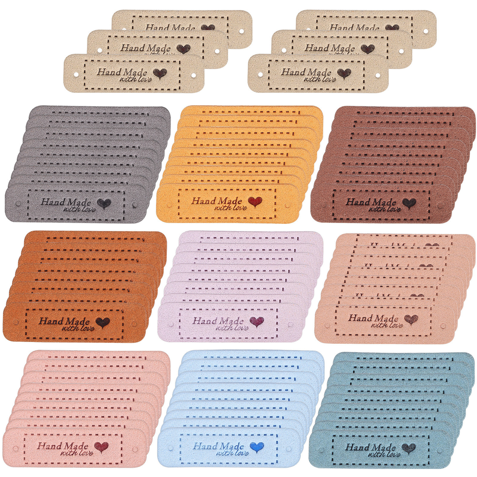 60Pcs Labels Embossed Handmade - Sewing Labels review and price