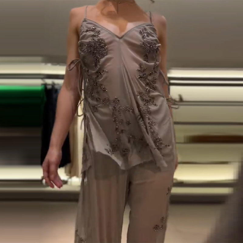 2026 New Women Grey Two-piece  - Sewing Vest review and price