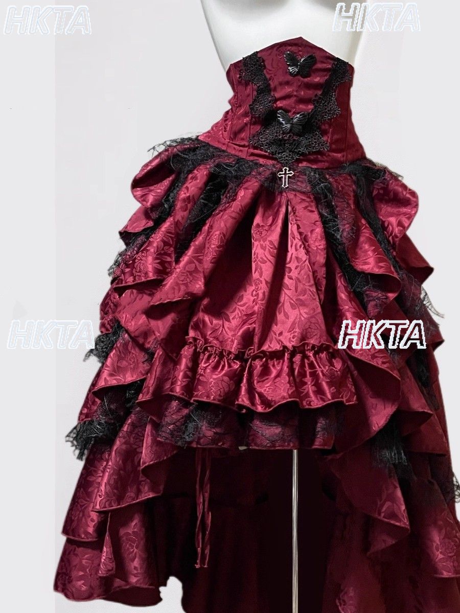 Dark Gothic Style Halter Long  - Sewing Vest review and price