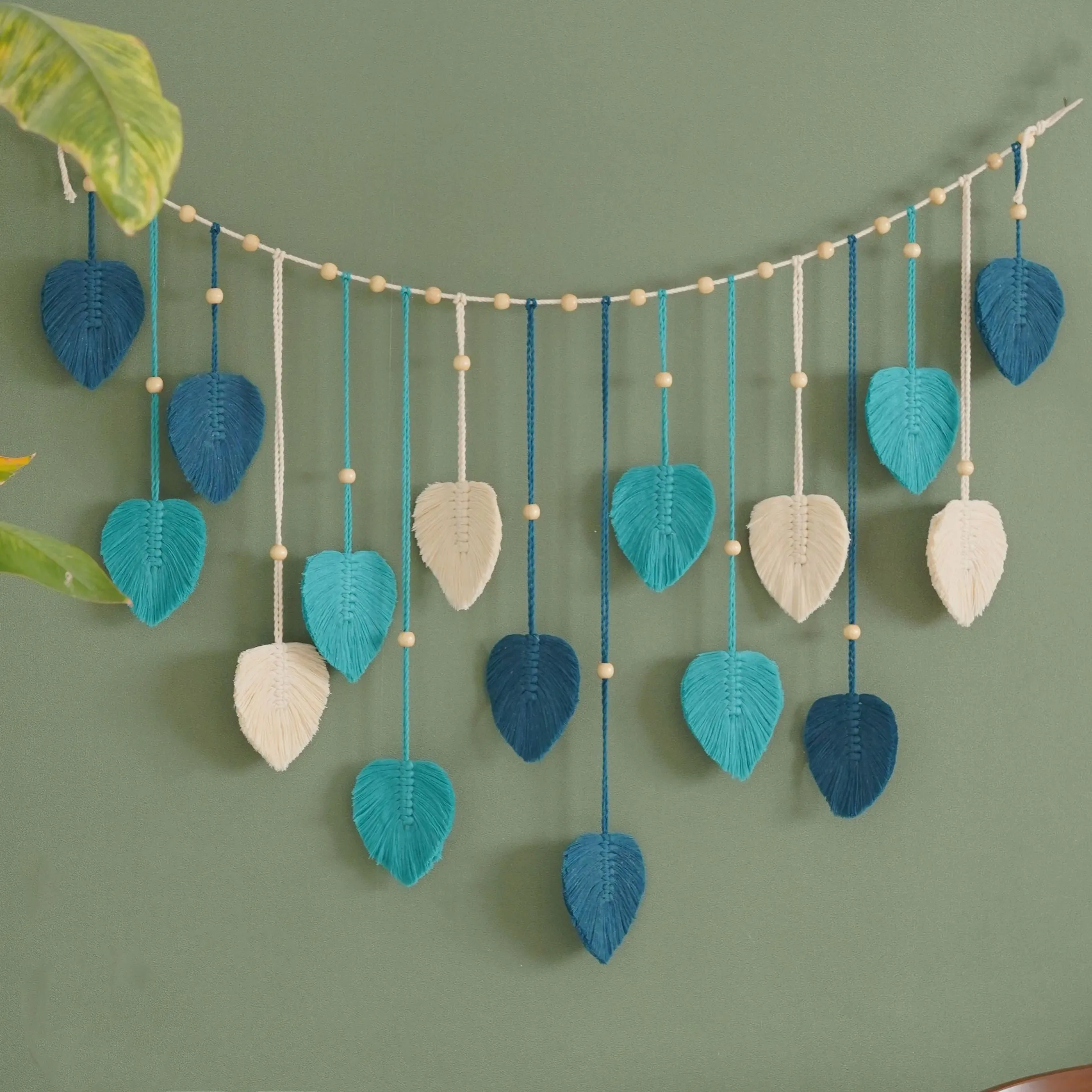 1 Pc Green Leaves Garland, Mac - Century Textile & Sewing Supply Hours review and price