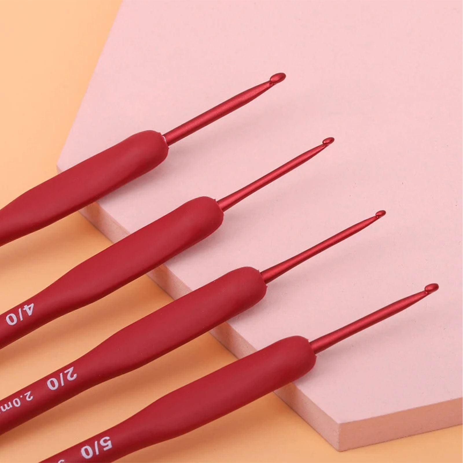 9/33pcs Red Crochet Hook set,  - Sewing Necessities review and price