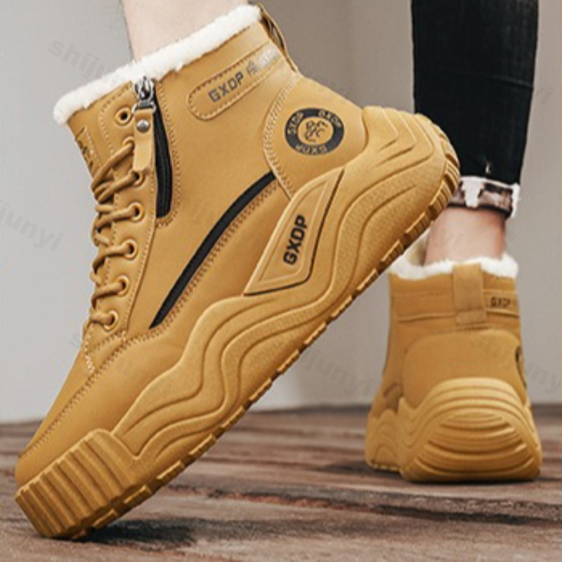 Large Size Men's Snow Boots 20 - Sewing Zipper review and price