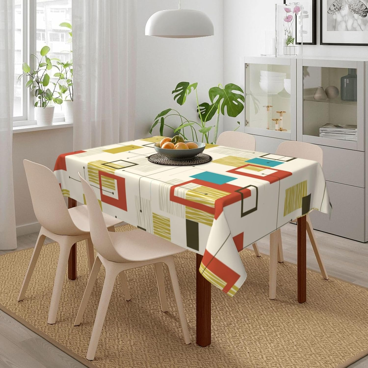Abstract Geometric Mid Century - Century Textile & Sewing Supply Hours review and price