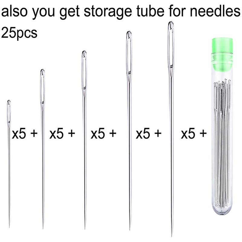 25Pcs Large Eye Stitching Need - Leather Needle Heavy review and price