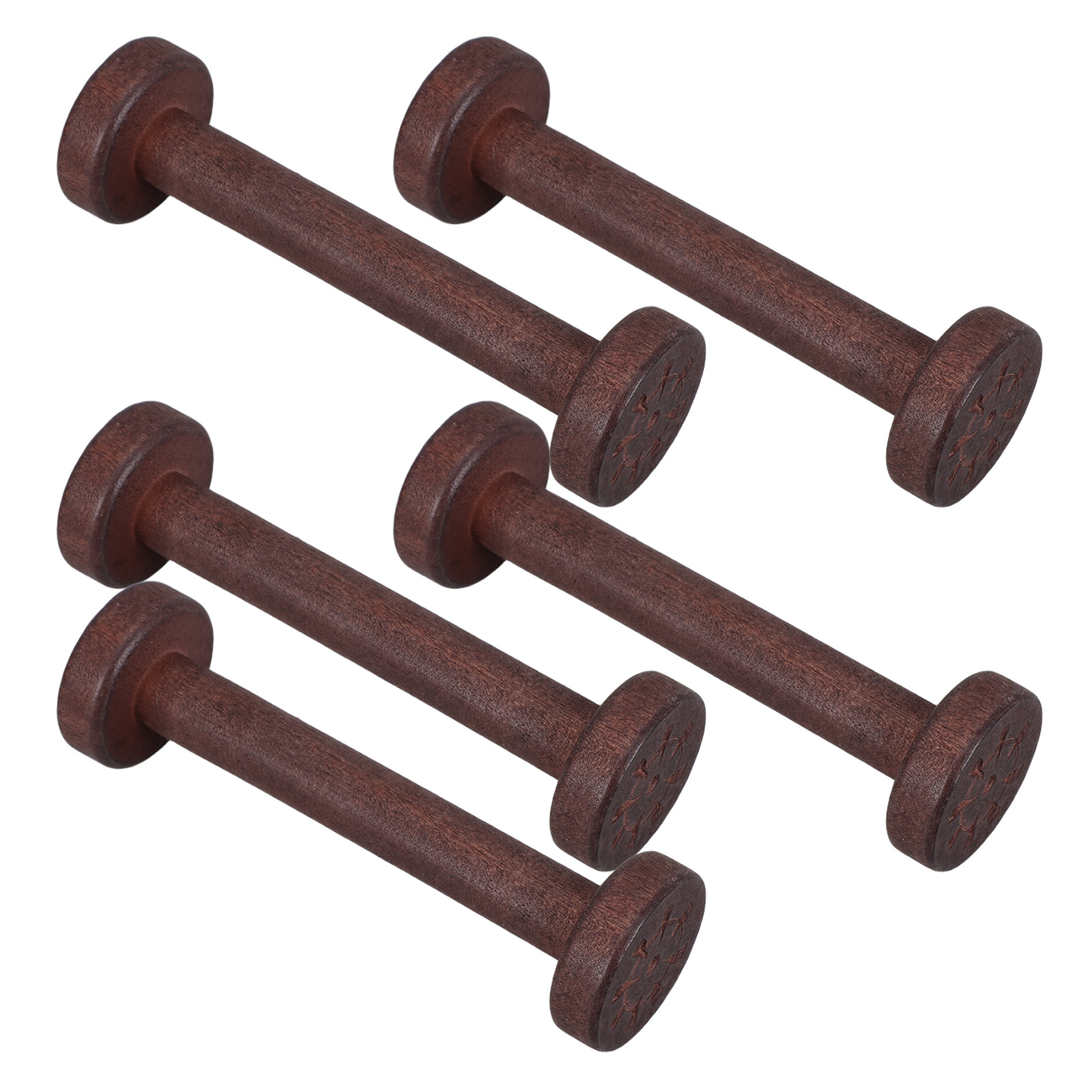 5Pcs Handpolished Wooden Spool - Sewing In Textile review and price