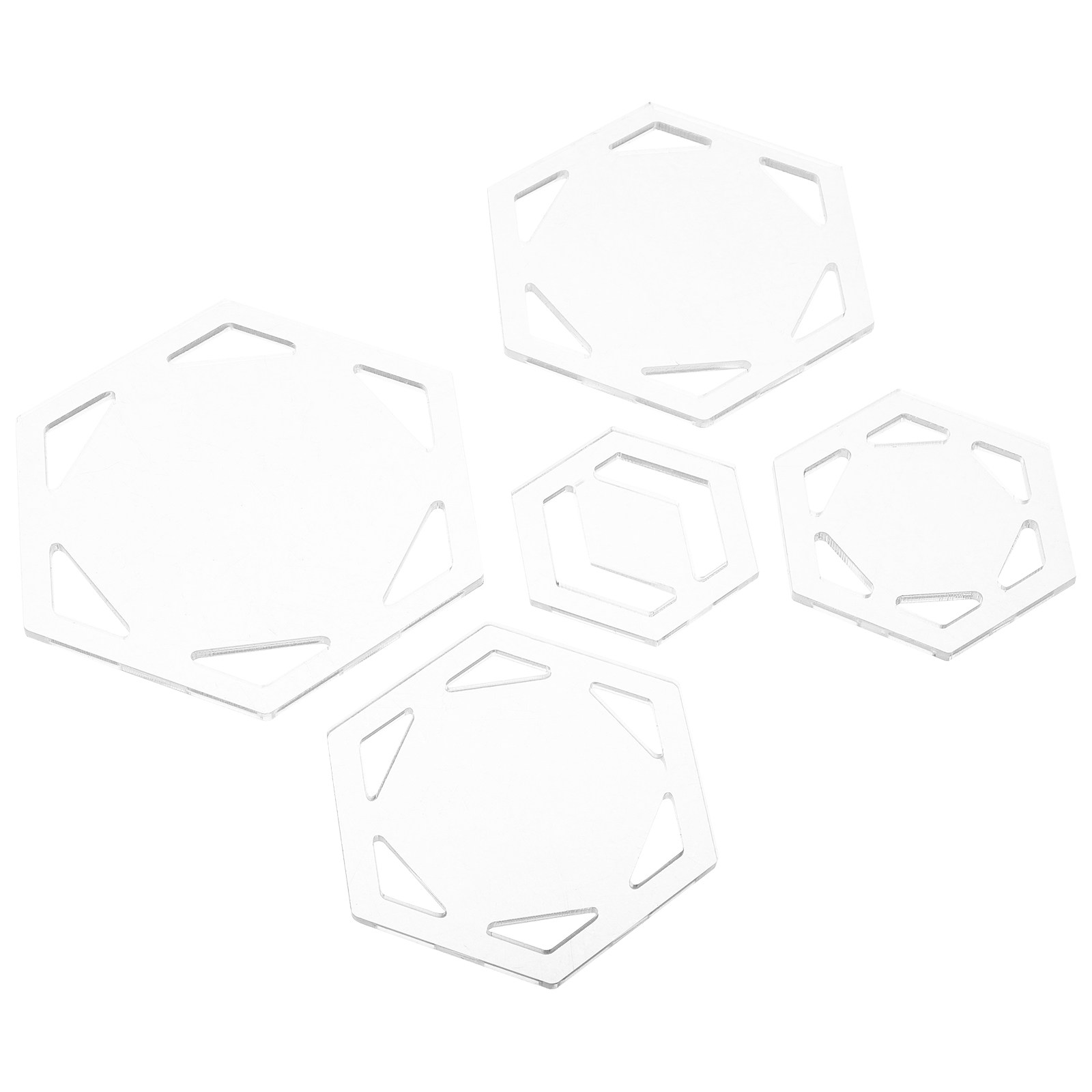 5Pcs Quilting Templates Hexago - Sewing Necessities review and price