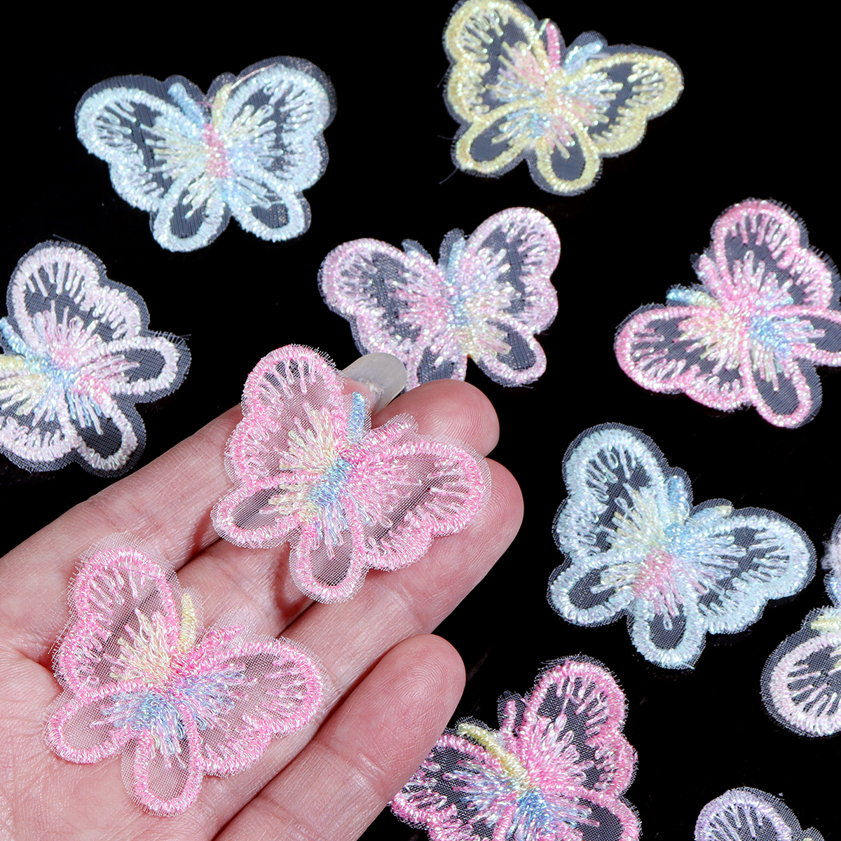 20Pcs 3X4CM Butterfly Cloth Pa - Sewing Necessities review and price