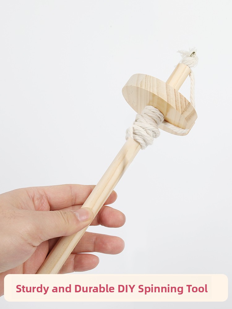 Wooden Spinning Mallet DIY Yar - Sewing In Textile review and price