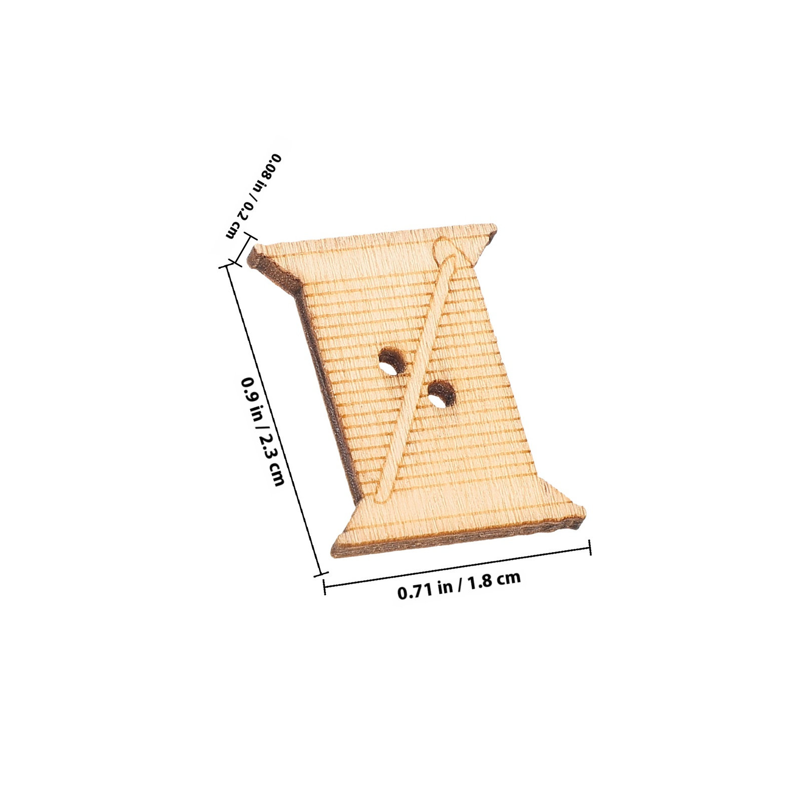 50Pcs Wooden Large Yarn Bobbin - Sewing Knit review and price